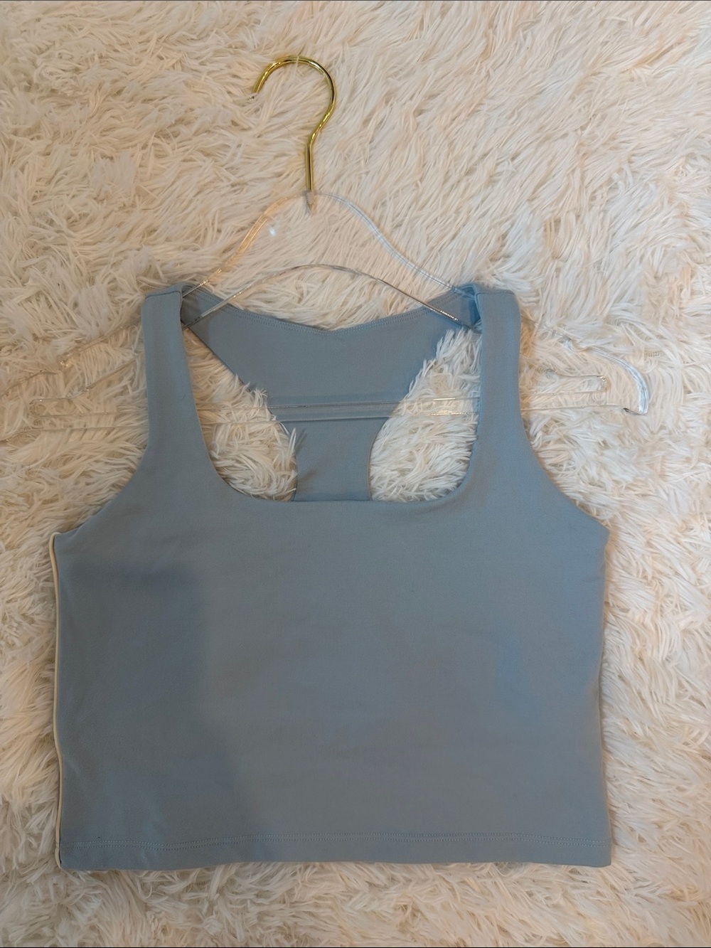 SET Active Blue Cropped Tank Top